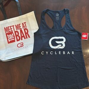 Cyclebar instructor 🖤black🖤racerback tank size MED new with tags!